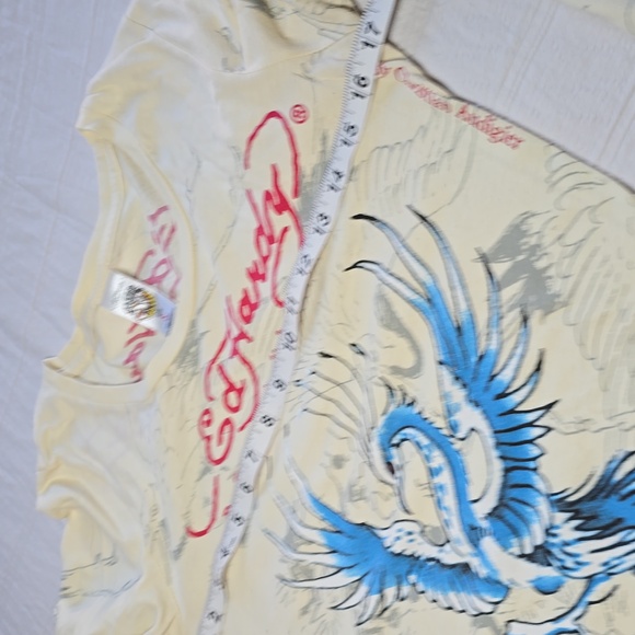 Ed Hardy Women's Phoenix Long Sleeve Top Size Small - Picture 6 of 11
